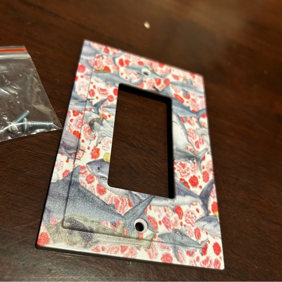 Colorful Fish Patterned Light Switch Cover - Picture 2 of 3